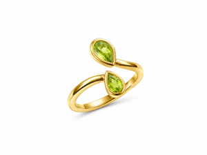 The Perfect Touch- Anillo Lágrima Doble - Limited edition
